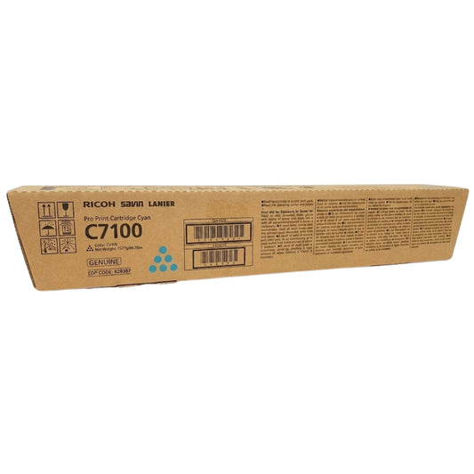 Ricoh C7100 Cyan Toner Cartridge, 828387