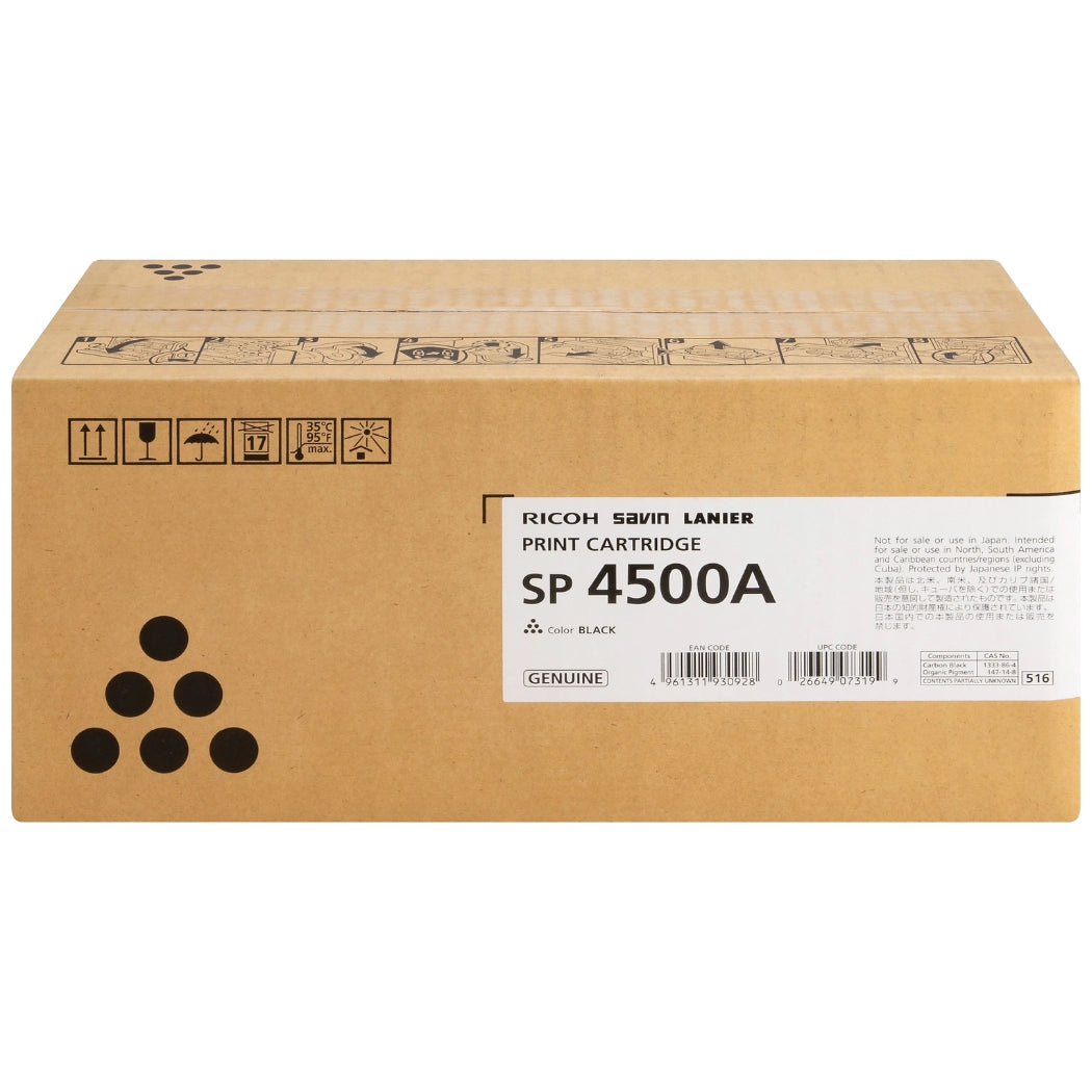 Ricoh SP 4500A Black Toner Cartridge, 407319