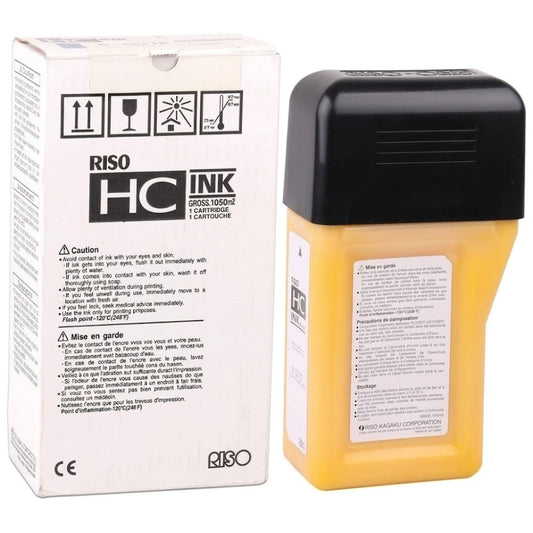 Original Risograph S-4673 Yellow Ink Tank