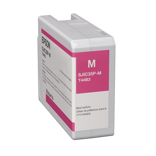 Original Epson SJIC35P-M High-Yield Magenta Ink Cartridge, T44B3