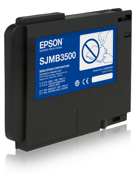 Original Epson TM-C3500 High Yield Black Ink Cartridge, SJMB3500