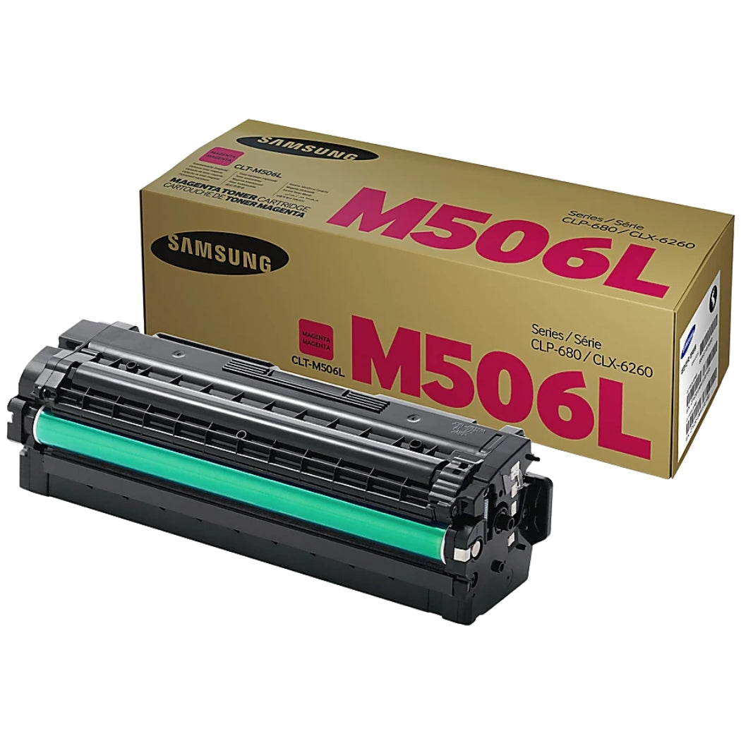 Samsung M506L High Yield Magenta Toner Cartridge, CLT-M506L