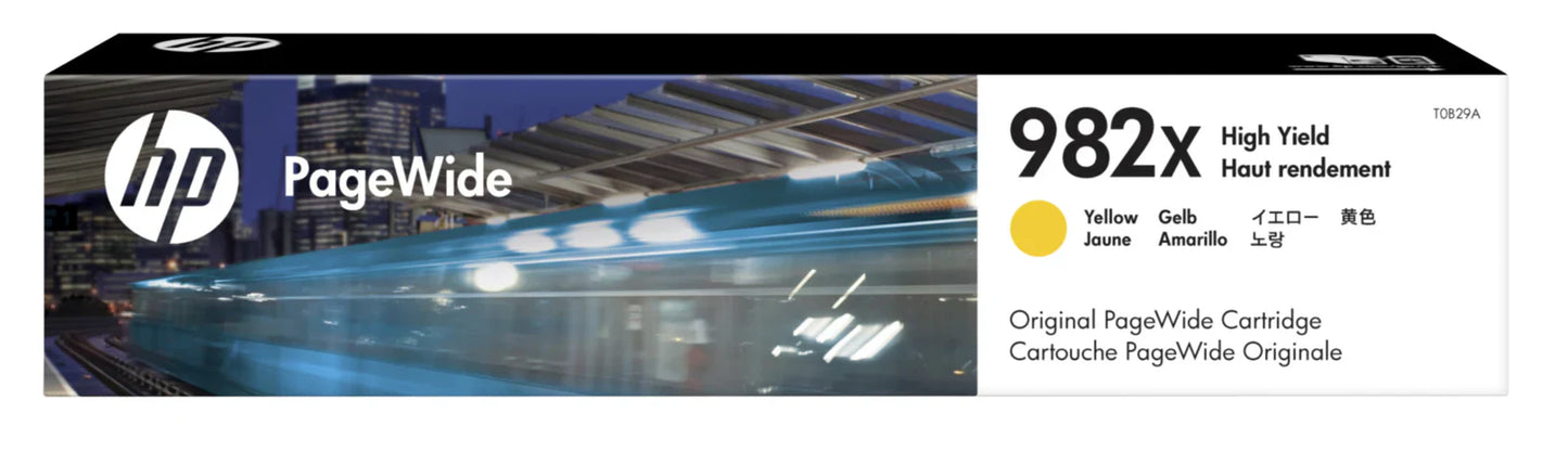 Original HP 982X High Yield Yellow Ink Cartridge, T0B29A