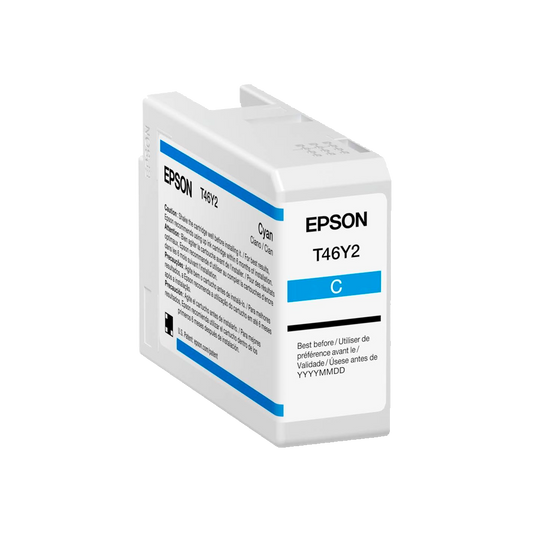 Original Epson T46Y2 Standard Yield Cyan Ink Cartridge