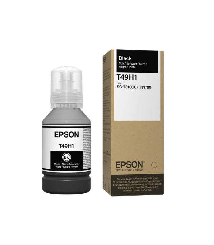 Original Epson T49H1 Standard Yield Black Ink Bottle, T49H100