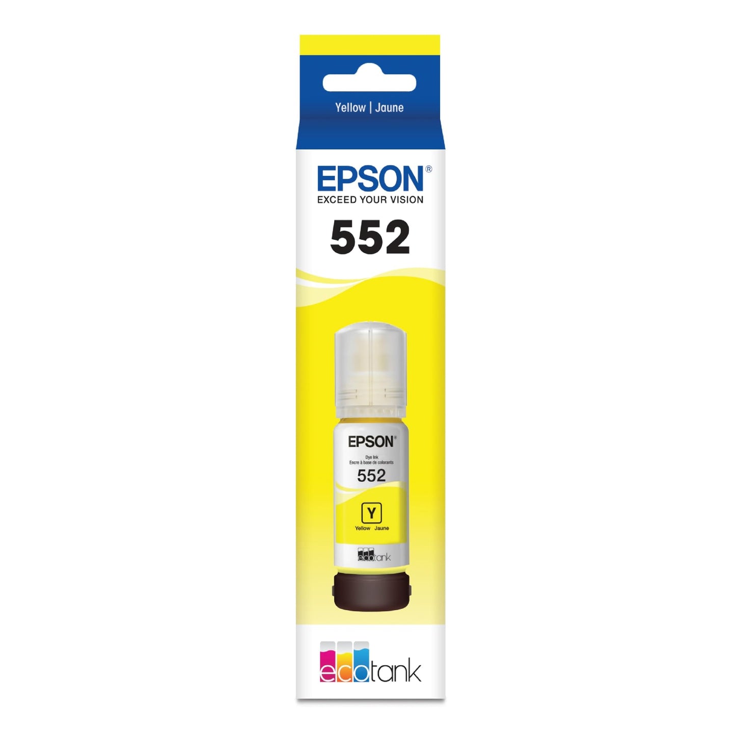 Epson T552 Ultra High-Yield Yellow Ink Bottle, T552420-S