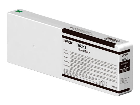 Genuine Epson T55K1 700ml Photo Black Tracer Ink Cartridge, T55K100