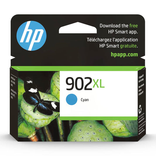 Original HP 902XL High Yield Cyan Ink Cartridge, T6M02AN