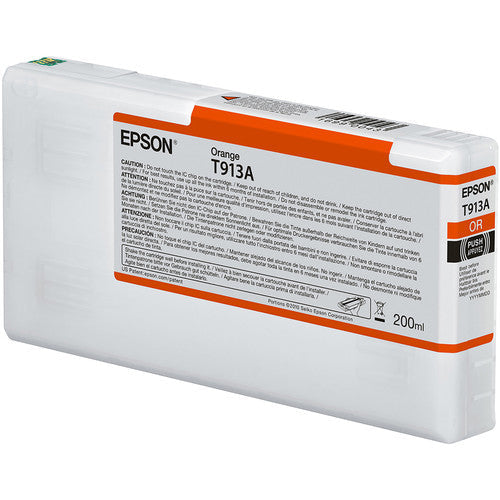 Original Epson T913A Standard Yield Orange Ink Cartridge