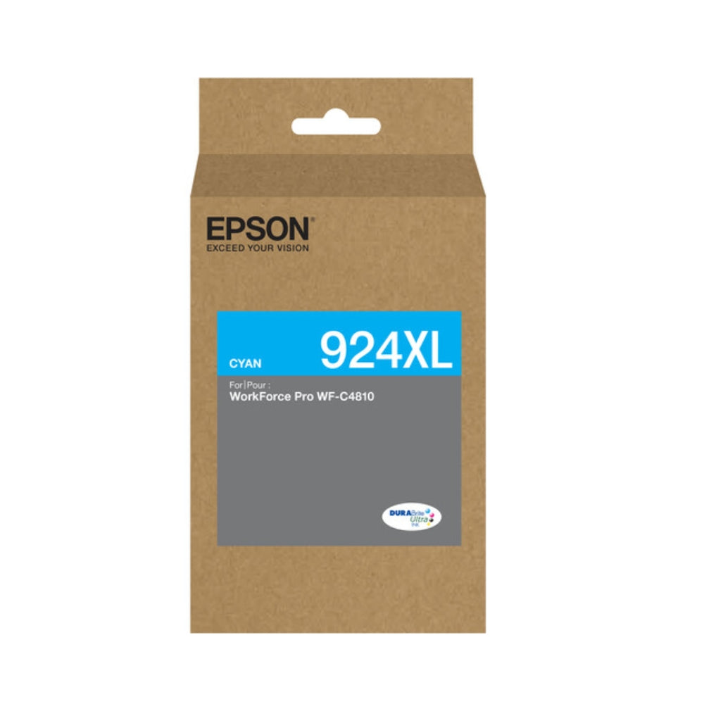 Original Epson T924XL High Yield Cyan Ink Cartridge, T924XL220
