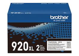 Original Brother TN-920Xl High Yield Black Toner Cartridge- 2-Pack