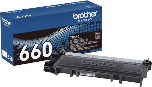 Brother TN660 High Yield Black Toner Cartridge