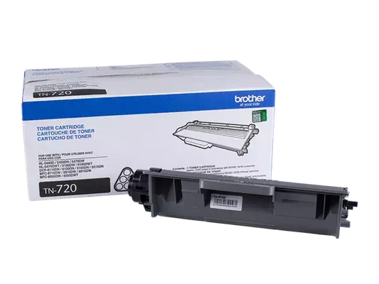 Brother TN720 Black Laser Toner Cartridge