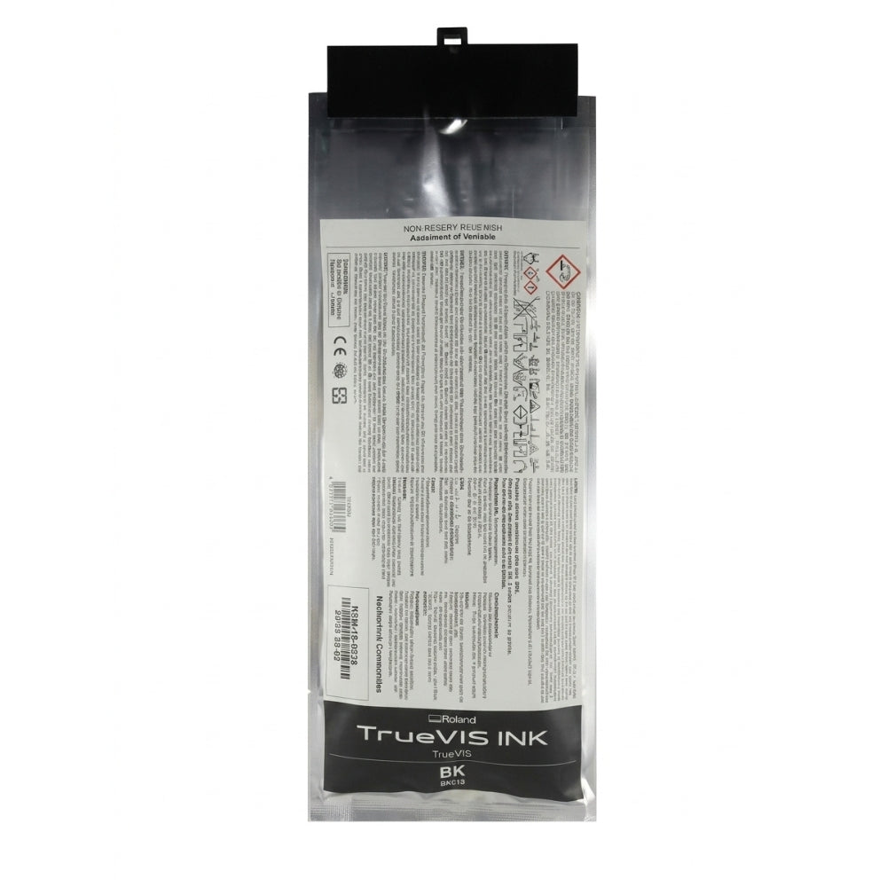 Original Roland TrueVIS TR-BK/500CC High-Yield Black Ink Cartridge