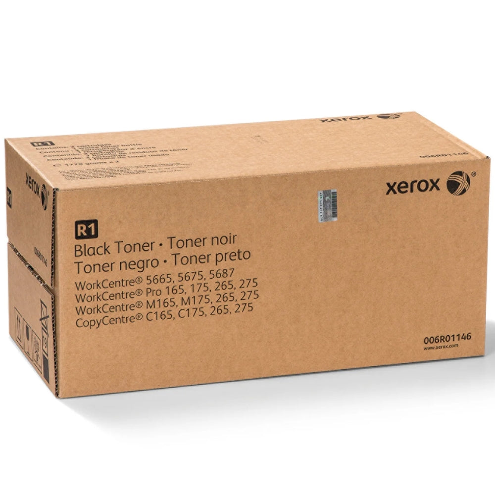 Xerox (6R1146) Black Laser Toner Cartridge, 006R01146 (2-Pack)