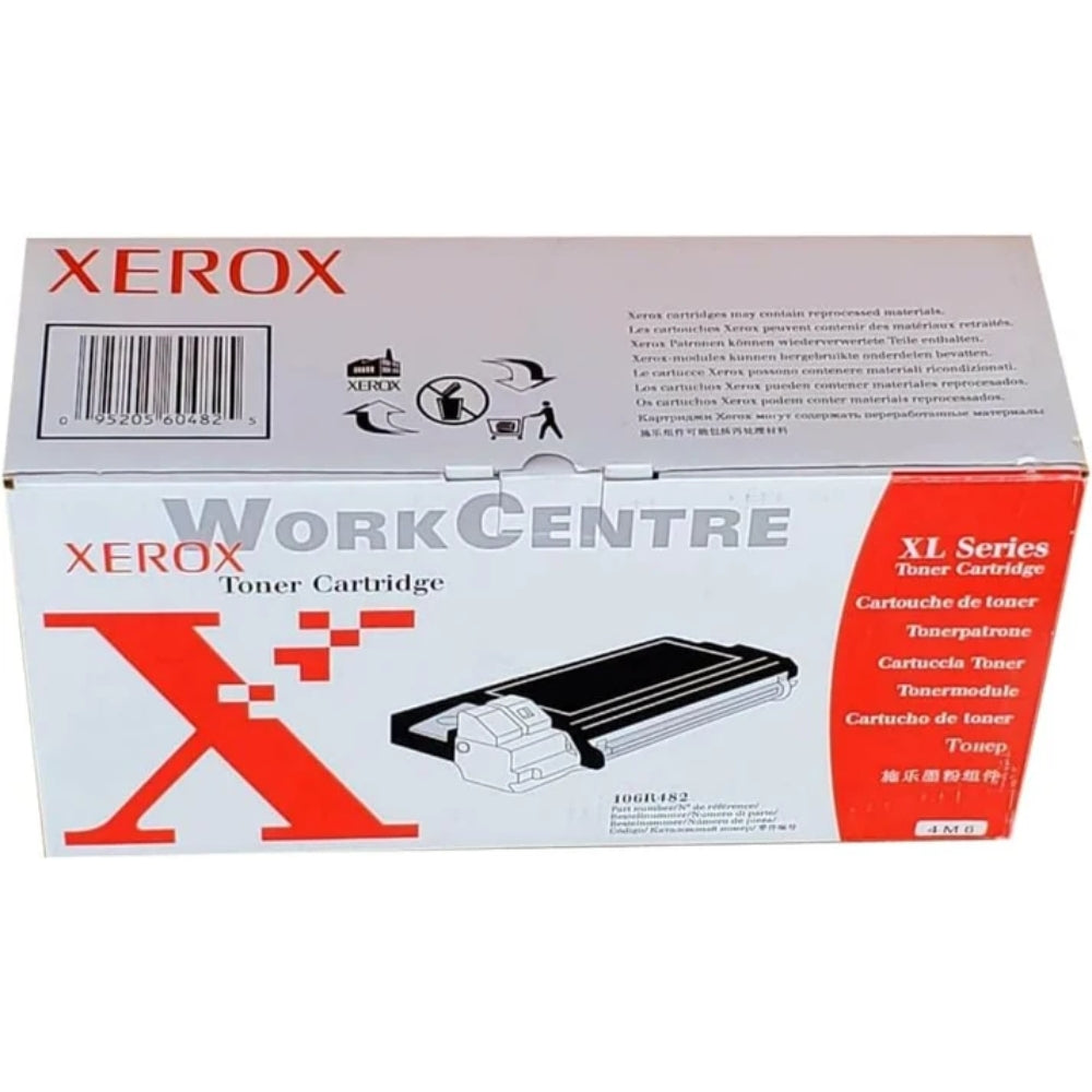 Original Xerox WORKCENTRE XL Standard Yield Black Toner Cartridge, 106R482