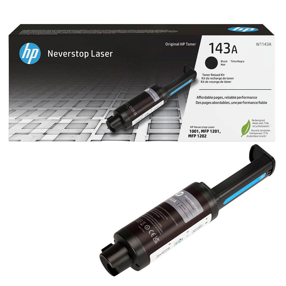 Original HP 143A High Yield Black Toner Catridge,W1143A