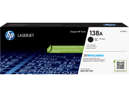 Original HP 138A Standard Yield Black Toner Cartridge, W1380A
