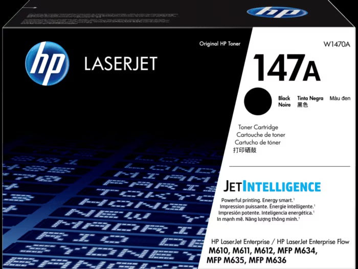 Original HP 147A Standard Yield Black Toner Cartridge, W1470A