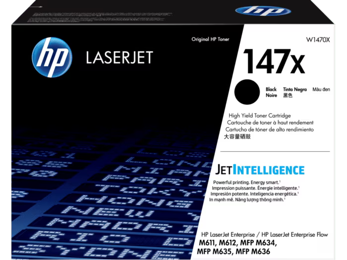 Original HP 147X High Yield Black Toner Cartridge, W1470X