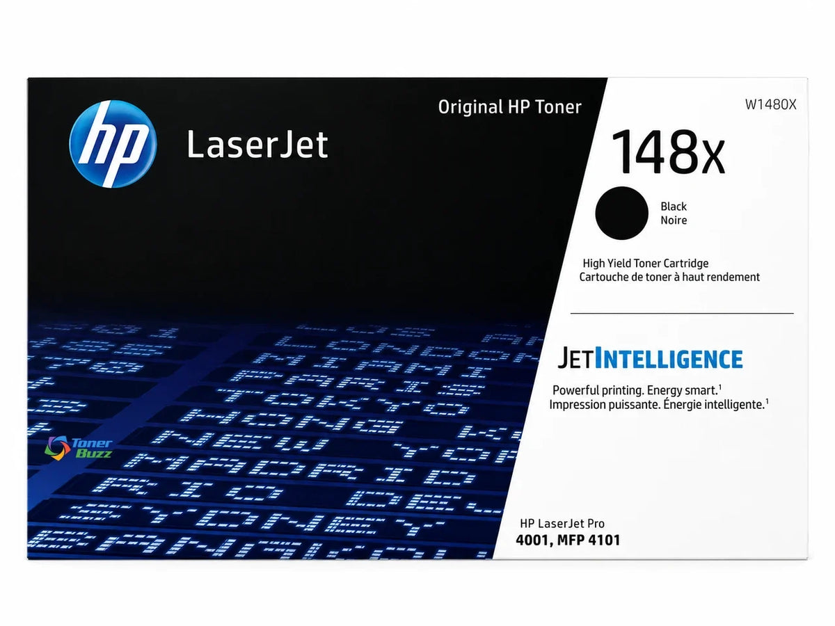 Original HP 148X High-Yield Black Toner Cartridge, W1480X