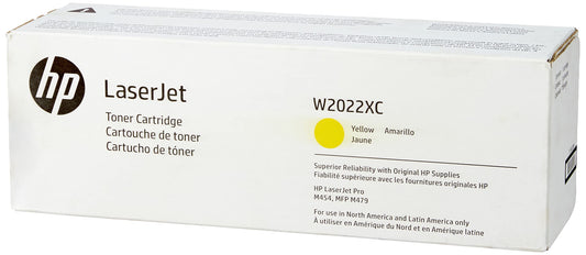 Original HP W2022XC High Yield Yellow Toner Cartridge