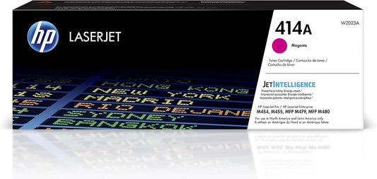 Original HP 414A High Yield Magenta Toner Cartridge, W2023A
