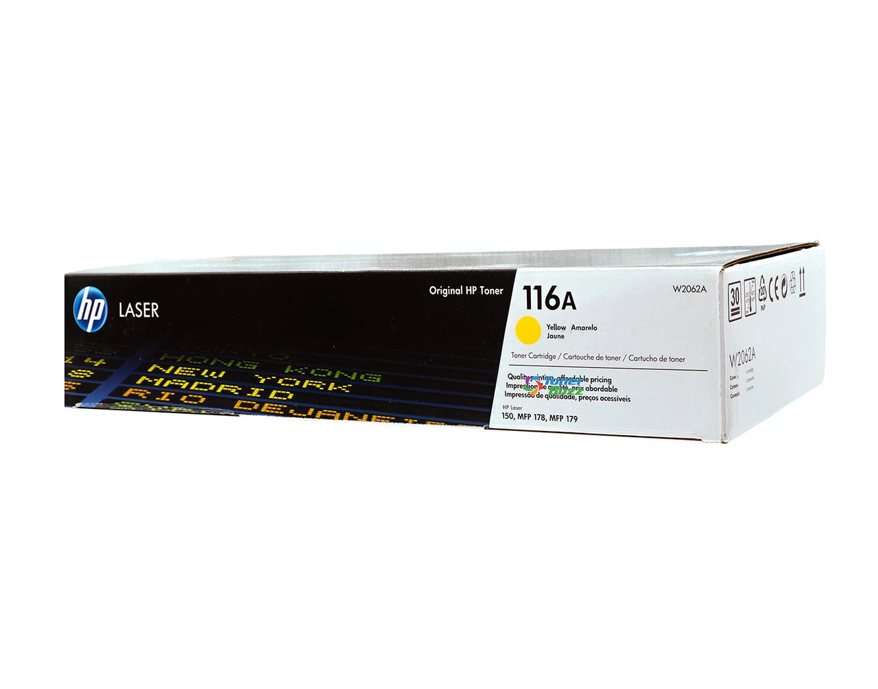Original HP 116A Standard Yield Yellow Toner Cartridge,W2062A