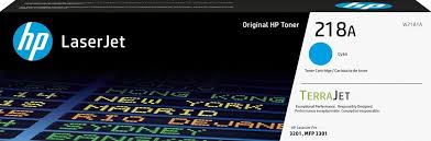 Original HP 218A Standard Yield Cyan Toner Cartridge, W2181A