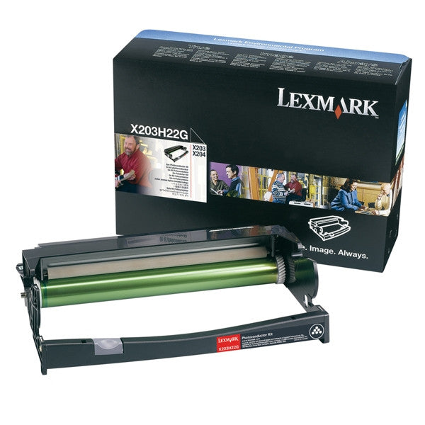Genuine Lexmark X203 Standard Yield Black Imaging Drum, X203H22G