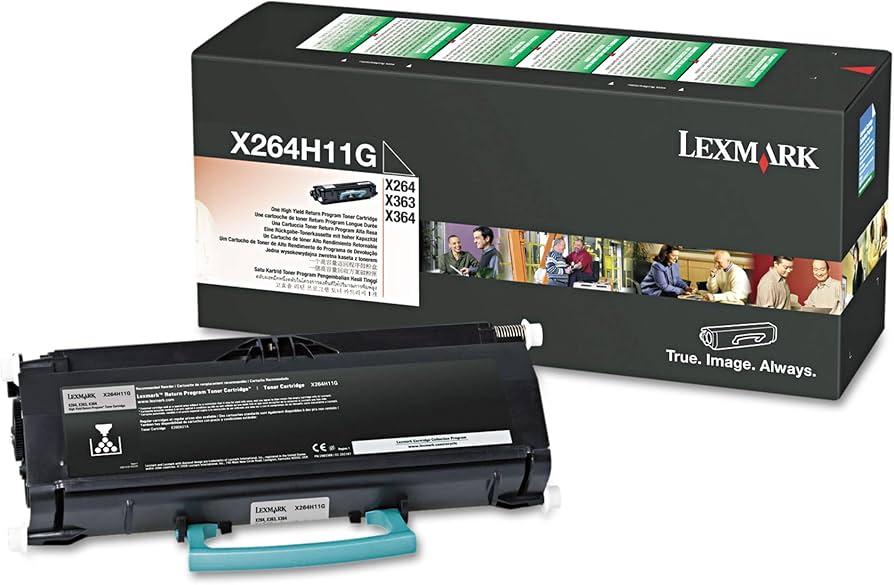 Genuine Lexmark X264H11G High Yield Black Return Program Toner Cartridge