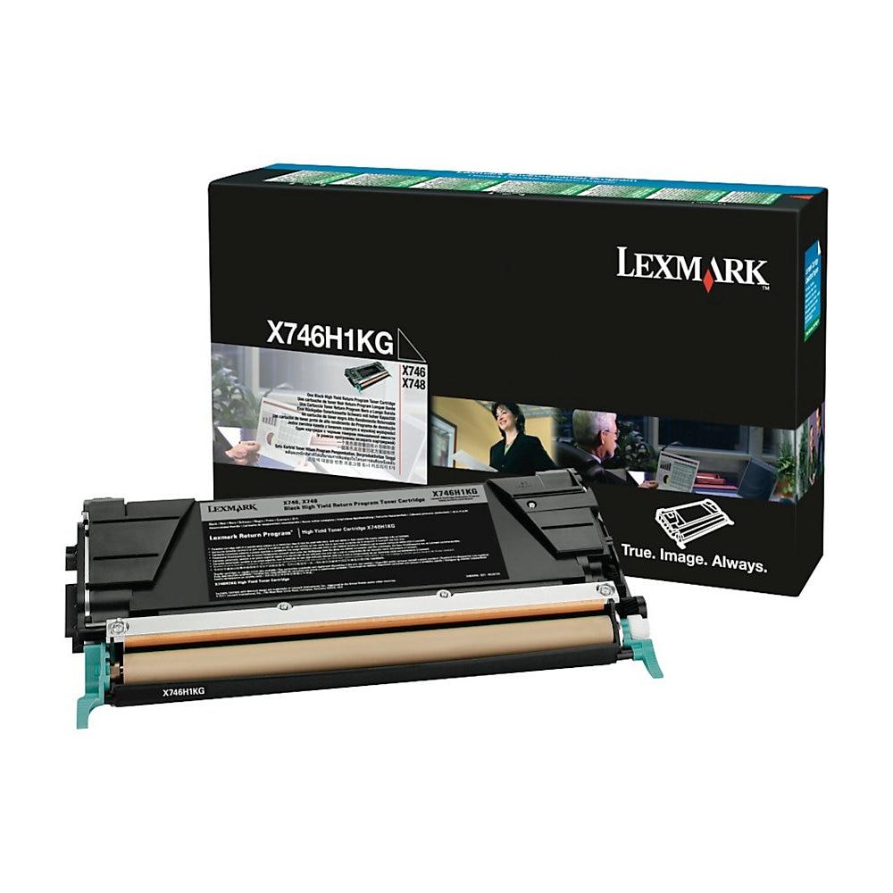 Genuine Lexmark X746H1KG Standard Yield Black Toner Cartridge
