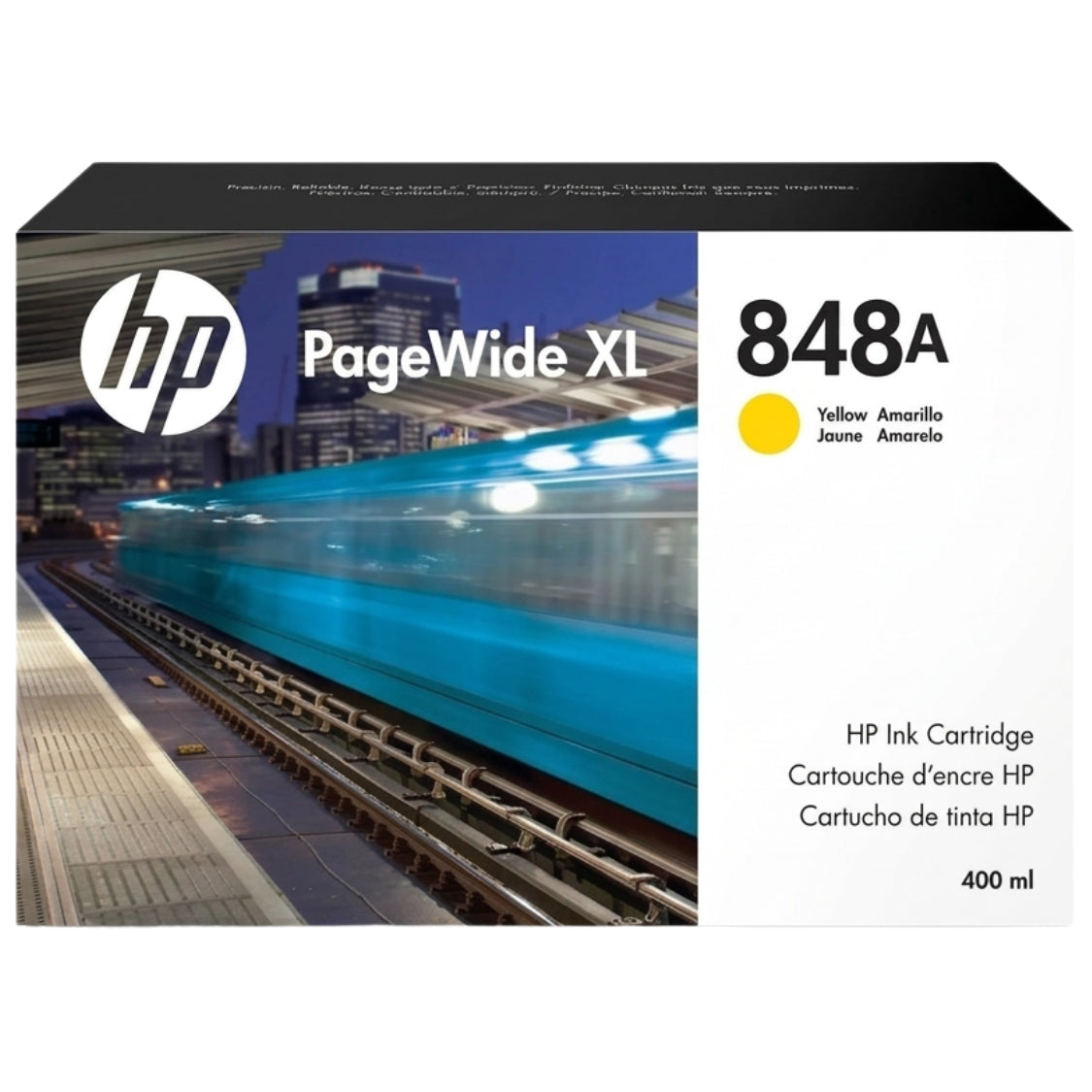 HP 848A 400-ml (F9J85A) Yellow PageWide XL Ink Cartridge