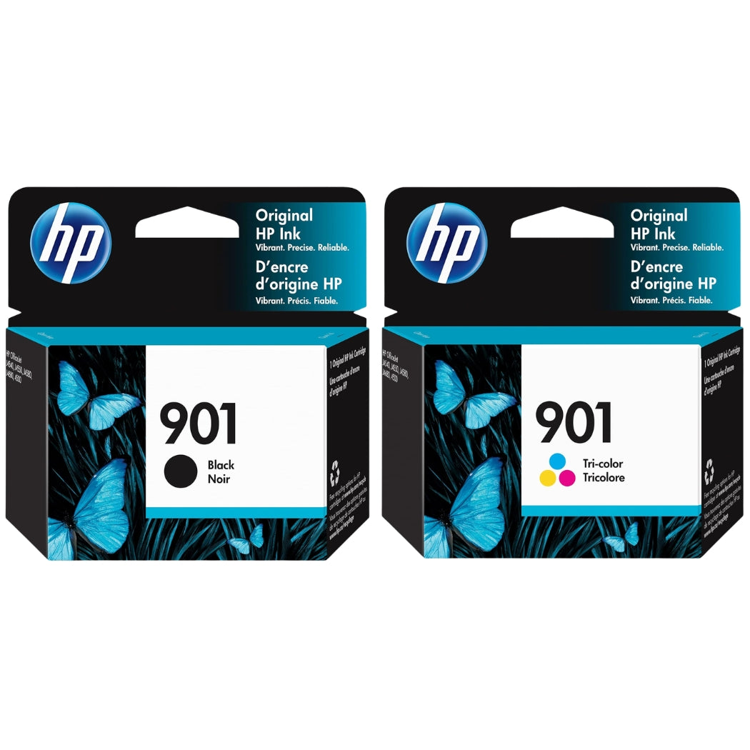 Original HP 901 Black & Tri-Color Ink Cartridge