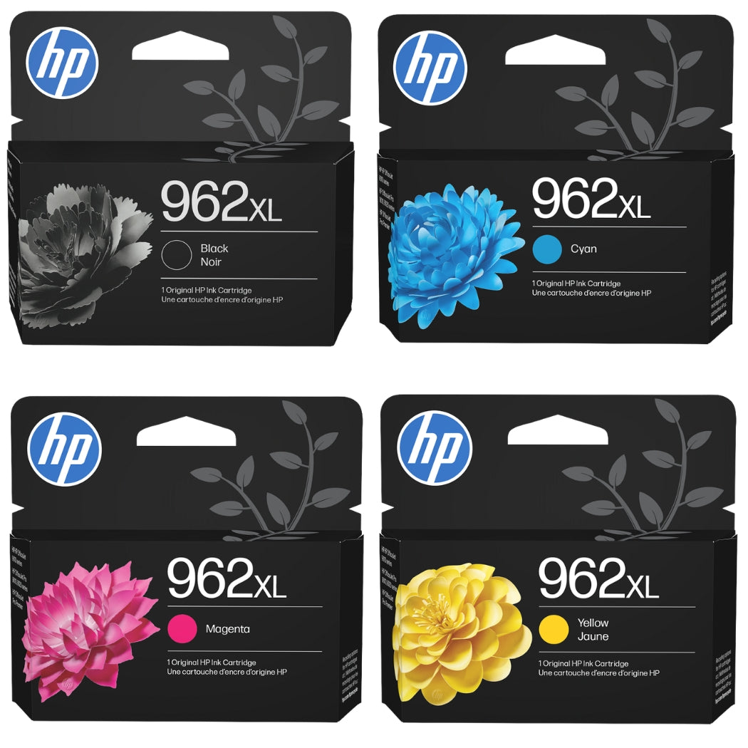 Original HP 962XL Black, Cyan, Magenta, Yellow Ink Cartridge-4 Pack