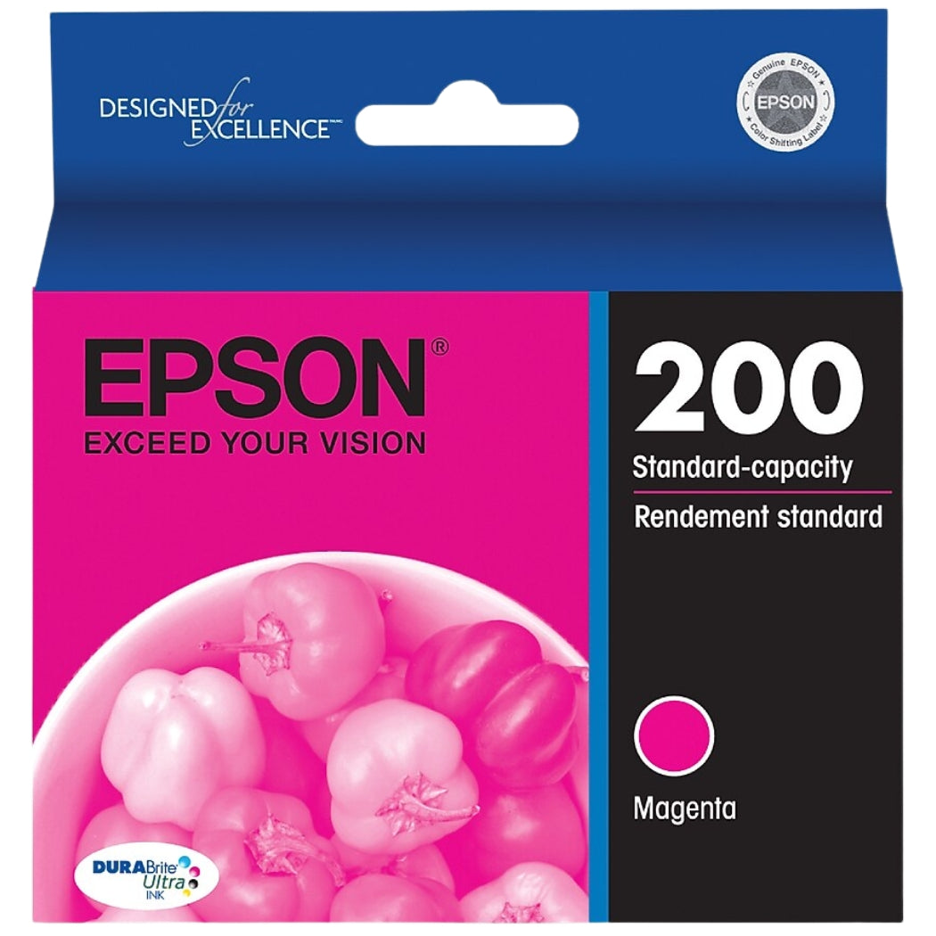 Genuine Epson 200 Standard Yield Magenta Ink Cartridge