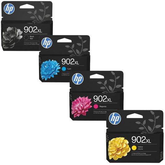 Original HP 902XL Black, Cyan, Magenta & Yellow Ink Cartridge