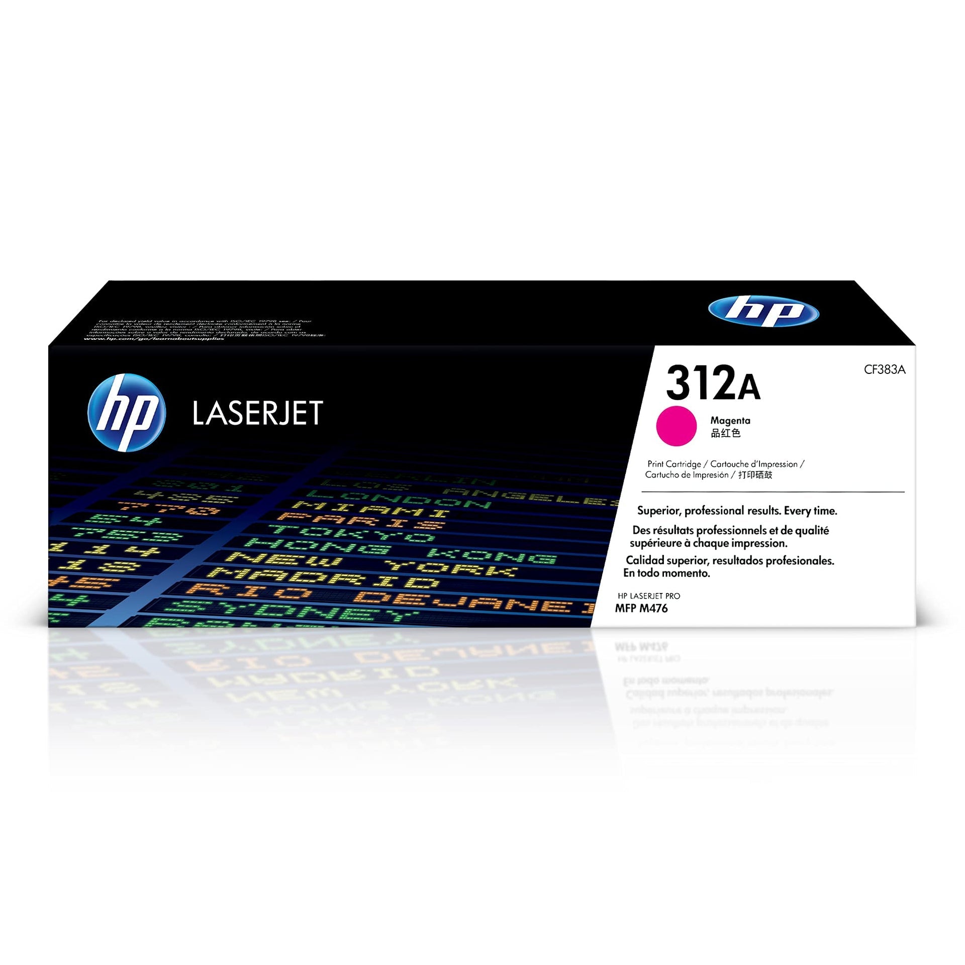 Genuine HP 312A Standard-Yield Magenta Toner Cartridge, CF383A 