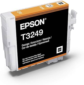 Original Epson 324 Standard Yield  Orange UltraChrome HG2 Ink Cartridge, T324920