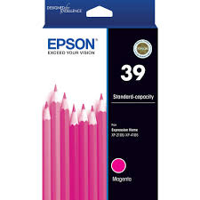 Original Epson 39 Standard Yield Magenta Ink Cartridge, C13T04J392