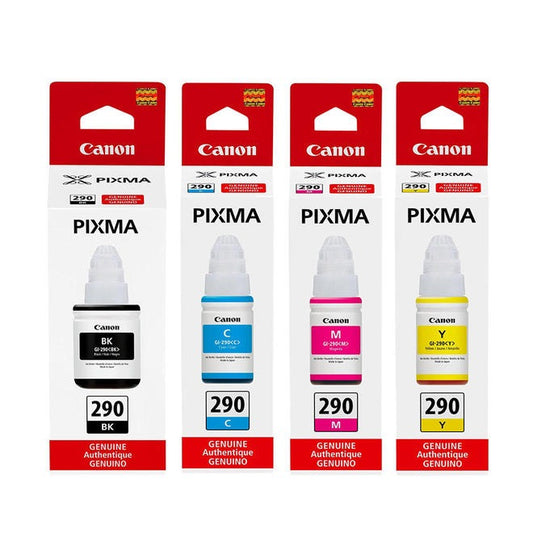 Original Canon GI-290 High Yield Multi-Color (4-Pack) Ink Bottle