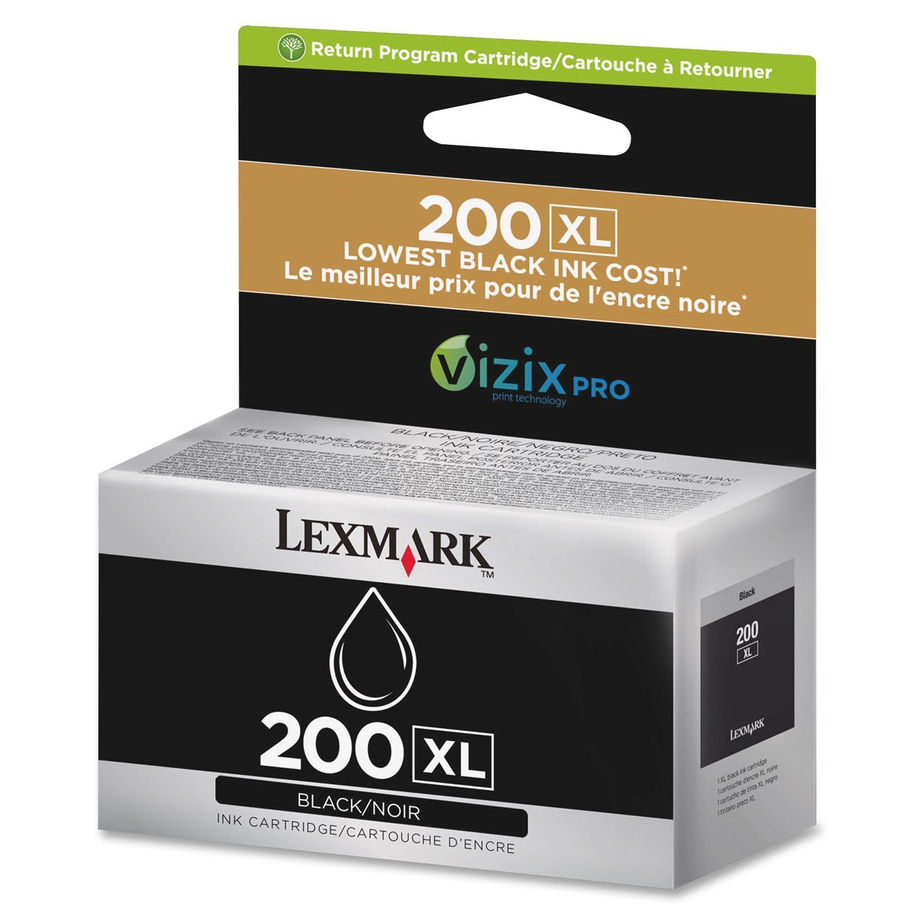  Original Lexmark 200XL (14L0174) High Yield Black Ink Cartridge