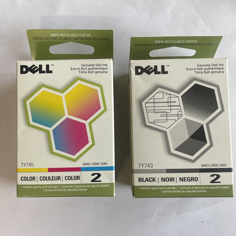 Dell Series 2 7Y743 Ink Cartridges