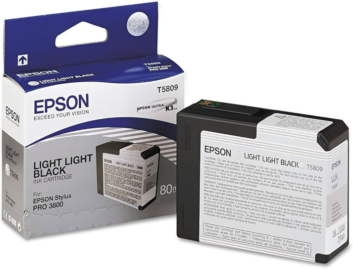 Original Epson 80ml UltraChrome K3 Light Light Black Inkjet Cartridge